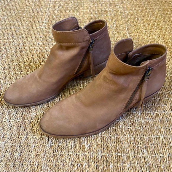 Sam Edelman Packer Leather Booties in Saddle - Picture 8 of 11